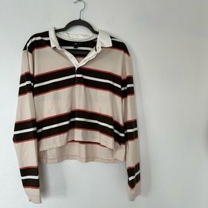Volcom Striped Polo Long Sleeve